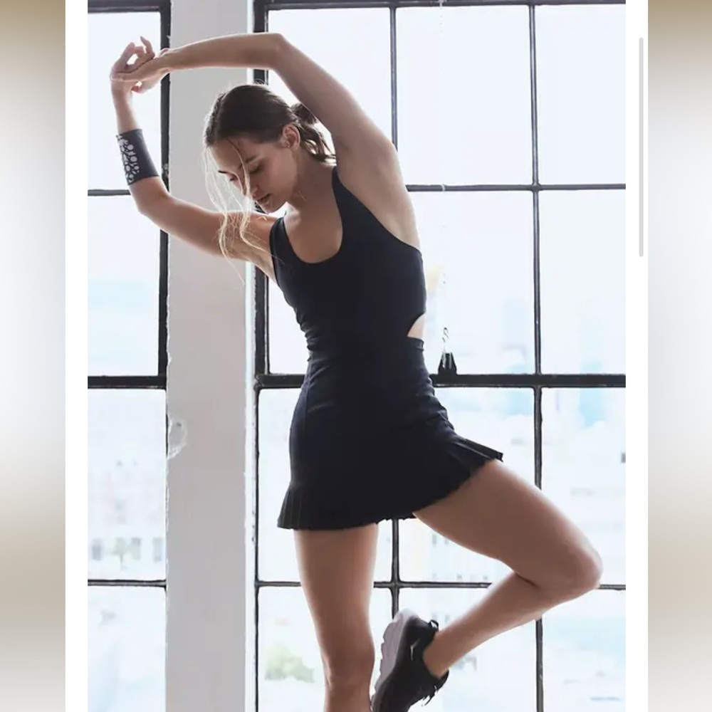 Free People X FP Movement Back It Up Skortsie in Black